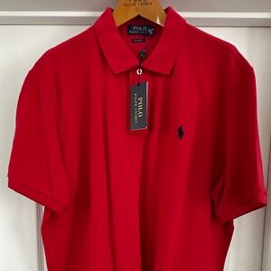 Ralph Lauren Men's Polo Shirt in Vibrant Red